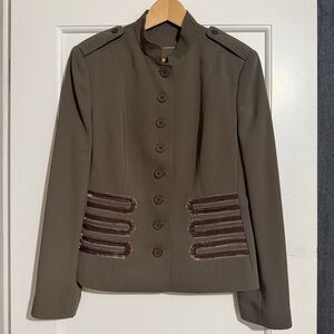 Vintage Votre Nom Military Jacket sergeant pepper Green